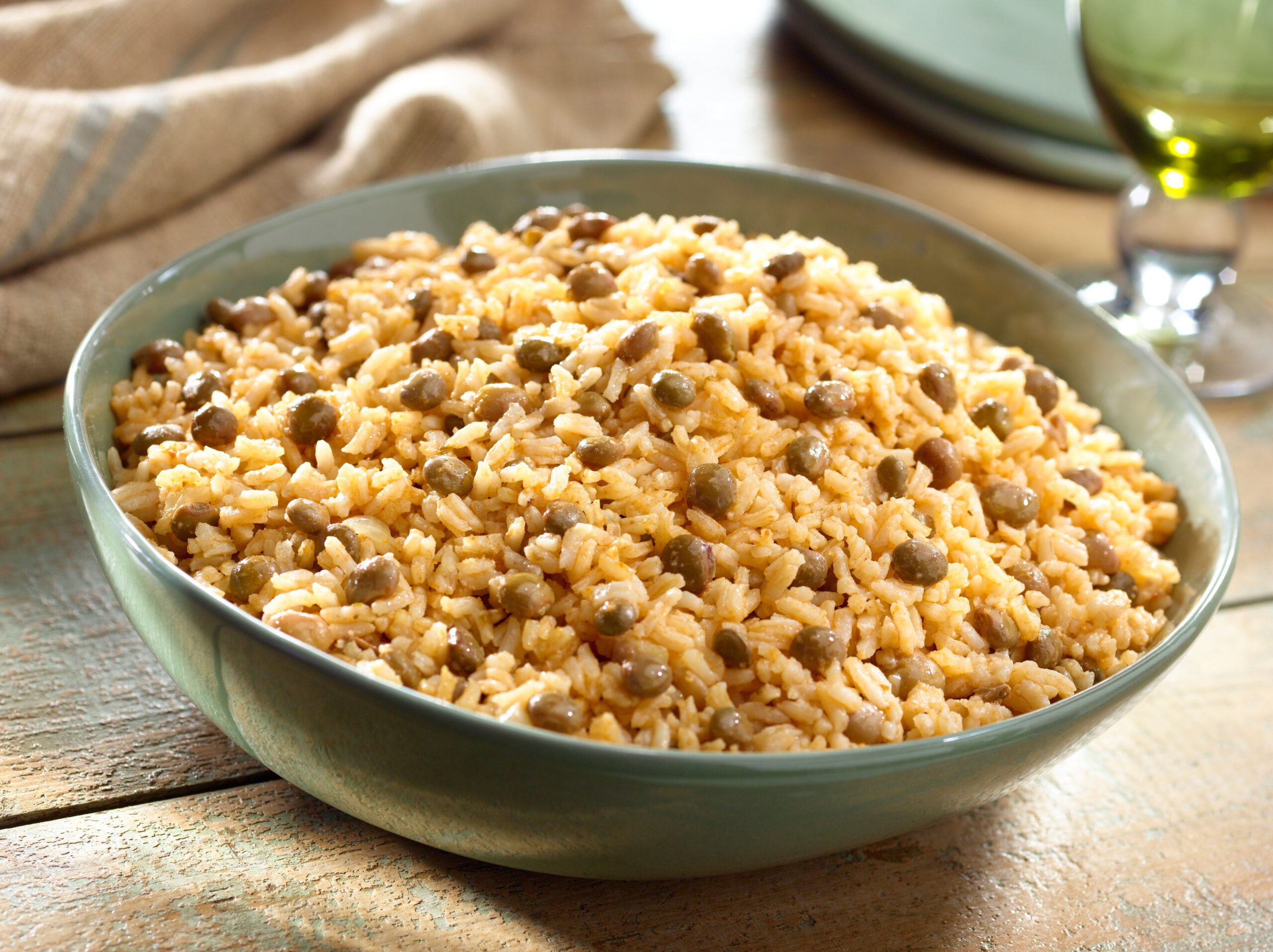 rice with pigeon peas and coconut scaled