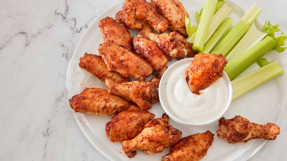 Chicken Wings Recipe Card